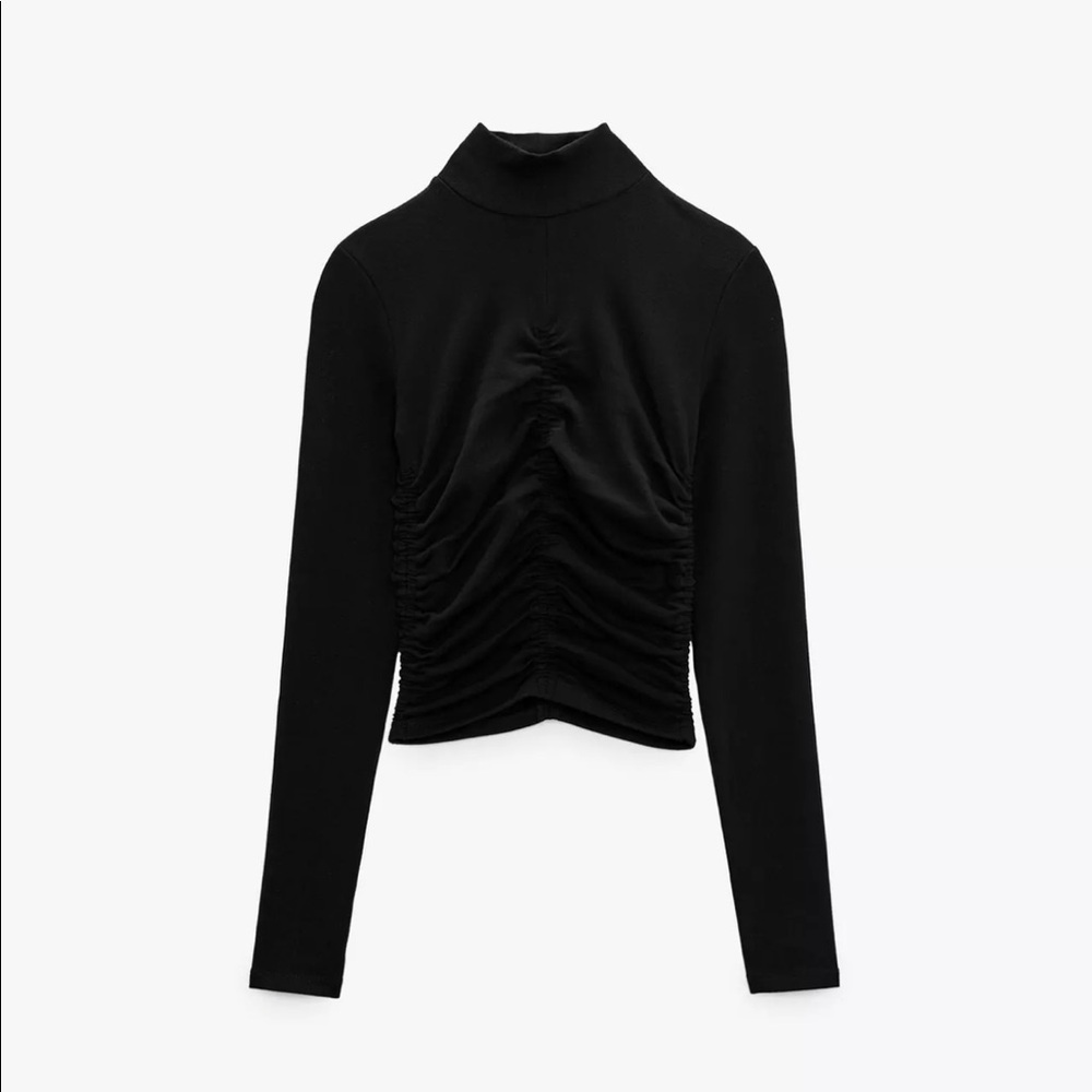 Zara Gathered Top